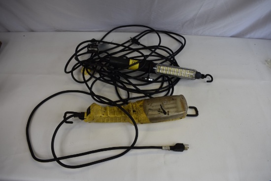 2 Drop lights and 5 Extension Cords