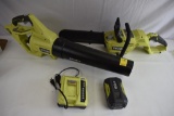 Group of Ryobi 40V Power Tools