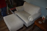Loveseat and Ottoman
