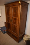Large Entertainment Stand with Two Doors