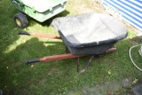 Black Plastic True Temper Wheelbarrow