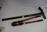 Husky Pick Axe and Bolt Cutters