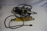 2 Drop lights and 5 Extension Cords