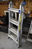 Werner 17' Folding Extension Step Ladder