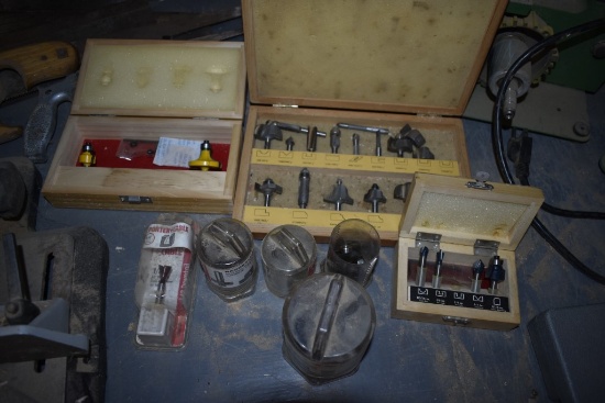 Large Group of Router Bits