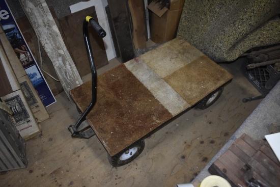 Flat Bed Wagon Cart
