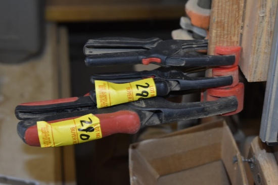 3 Craftsman Locking Clamps