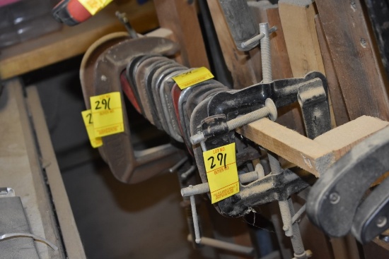 A Lot of 21 C-Clamps