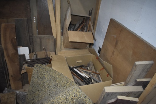 Group of Chair Legs and Other Misc Lumber
