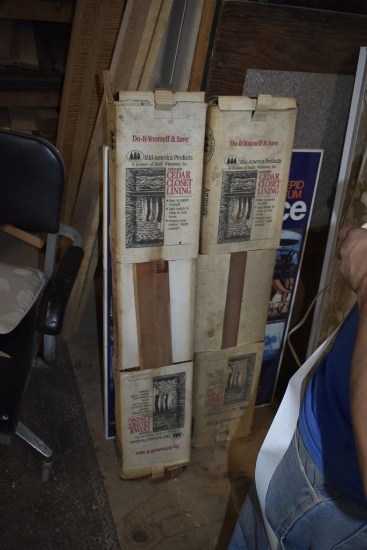 Two Boxes of Cedar Closet Lining
