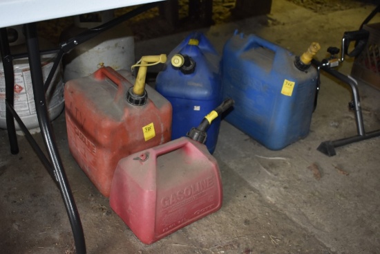 Four Fuel Cans