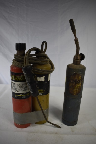 Oxygen/Propane Torch Kit with Empty Tanks and Propane Torch