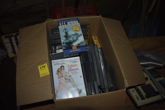 Box of DVD's