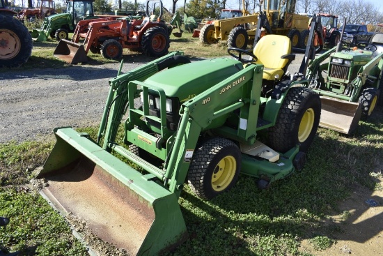 John Deere 4110 Mower Loader Tractor