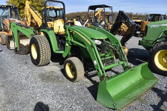 John Deere 4120 Backhoe Loader Tractor