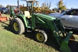 John Deere 4600 Backhoe Loader Tractor
