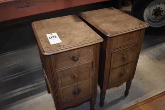 Pair of 3 Drawer Night Stands