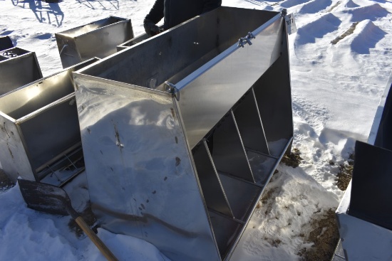 48" Stainless Steel Hog Feeder
