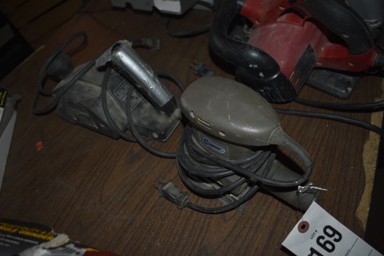 Craftsman Plainer and Cummings Palm Sander