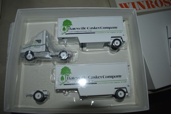 Winross Batesville Casket Company Double Tractor Trailer