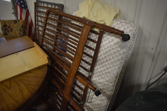 Vintage Baby Crib with Mattress