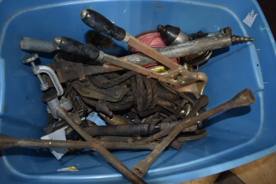 Tote of Tools and Wire