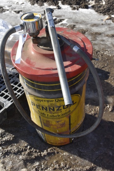 Pennzoil Lubricant Barrel Pump