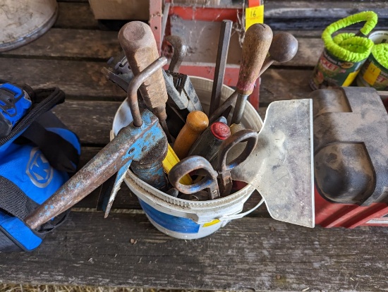 Bucket of Misc Tools