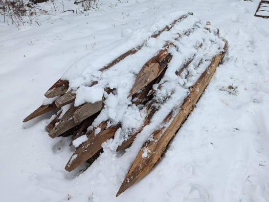 Group of Misc Fence Posts