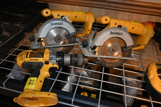 Group of DeWalt Bare Tools