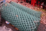 Two Rolls of Partial Coated Chain Link Fence