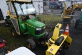 John Deere X475 Lawn Tractor with Snow Blower