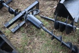 Mower King Quick attach Post Hole Auger with 9