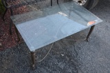 Glass Top Table