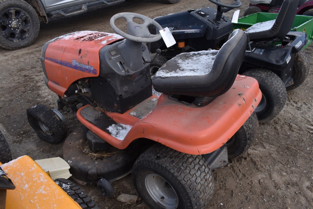 Husqvarna LT18542 Riding Lawn Mower Proxibid