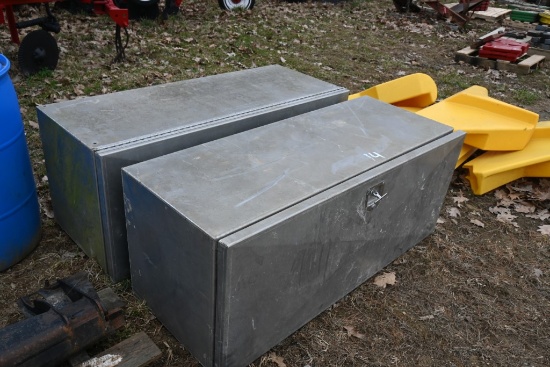 2 Stainless Steel Tool Boxes