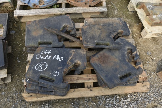 15 Deutz Allis Suitcase Weights