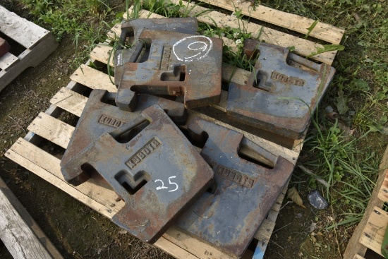 6 Kubota Suitcase Weights