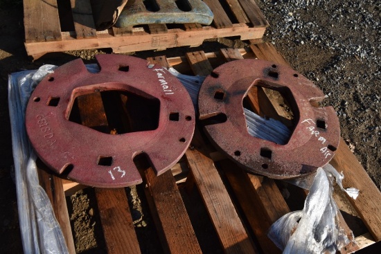 2 Farmall Wheel Weights