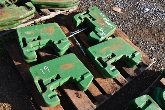 8 John Deere Suitcase Weights