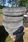 6 Bridgestone 285/75R24.5 Tires