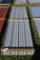 24 Pieces of 10' Sections of Gray Corrugated Metal Paneling