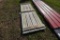 25 Pieces of 10' Sections of White Corrugate Metal Paneling