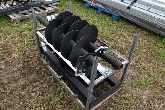 Quick attach Post Hole Digger with Two Augers