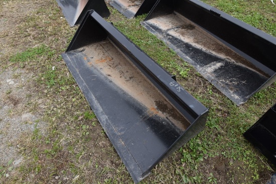 Quick attach 78" Skid Steer Bucket