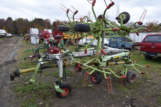 Claas Volto 1050T 3 Point 8 Star Tedder