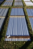 30 Pieces of 10' Sections of Galvanized Corrugated Metal Paneling