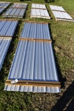 30 Pieces of 10' Sections of Galvanized Corrugated Metal Paneling