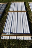 26 Pieces of 10' Sections of white Corrugated Metal Paneling