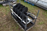 Quick attach Post Hole Digger with Two Augers